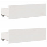 Bookcase Bed Without Mattress Solid Wood Pine
