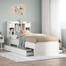 Bookcase Bed Without Mattress Solid Wood Pine