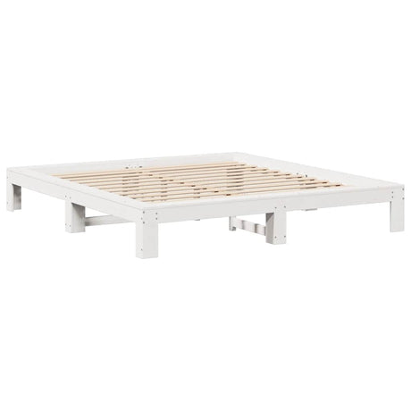 Bed Frame Without Mattress King Size Solid Wood Pine