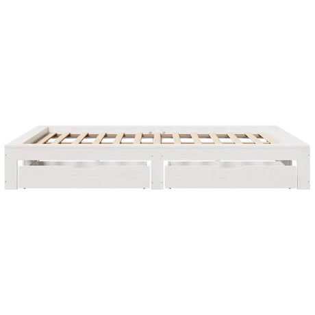 Bed Frame Without Mattress King Size Solid Wood Pine