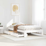 Bed Frame Without Mattress King Size Solid Wood Pine