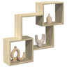 Wall Cabinet 78X18X71 Cm Engineered Wood