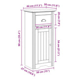 Bathroom Cabinet Bodo 44X30X90 Cm