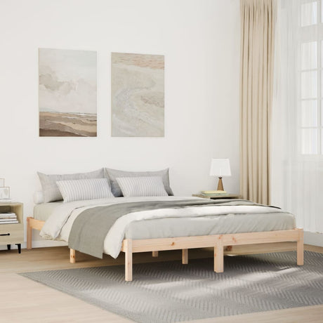 810005  Bed Frame Without Mattress Solid Wood