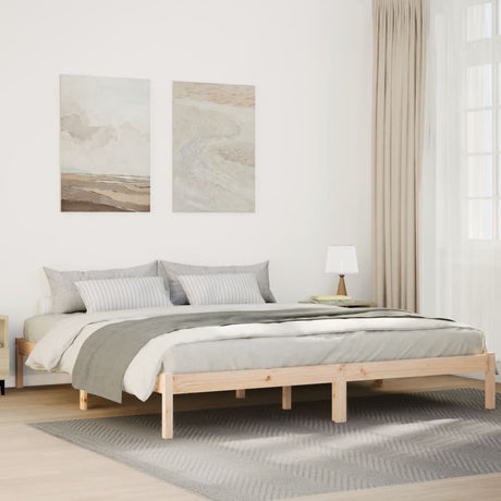 810005  Bed Frame Without Mattress Solid Wood