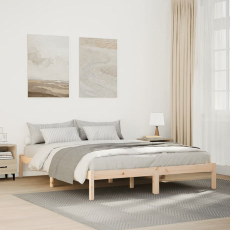 810005  Bed Frame Without Mattress Solid Wood