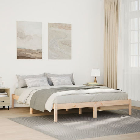 810005  Bed Frame Without Mattress Solid Wood