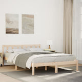 810076  Bed Frame Without Mattress Solid Wood