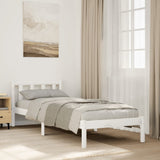 810076  Bed Frame Without Mattress Solid Wood