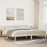 810076  Bed Frame Without Mattress Solid Wood