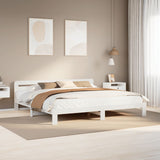 Bed Frame Without Mattress King Size Solid Wood Pine