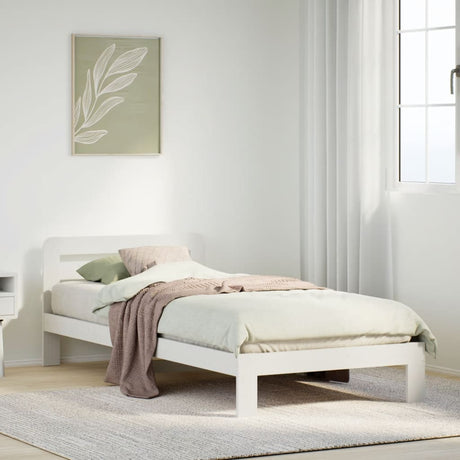 Bed Frame Without Mattress King Size Solid Wood Pine
