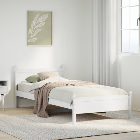Bed Frame Without Mattress Solid Wood Pine