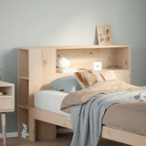 Headboard With Storage Solid Wood Pine