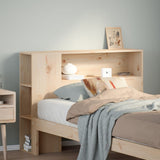 Headboard With Storage Solid Wood Pine