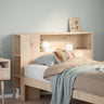 Headboard With Storage Solid Wood Pine