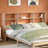 Headboard With Storage Solid Wood Pine