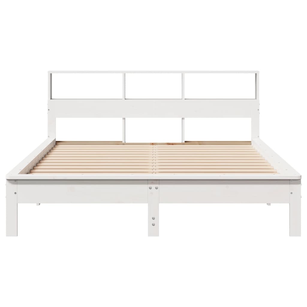 Bookcase Bed Without Mattress Solid Wood Pine