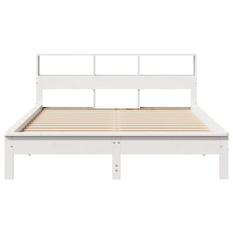 Bookcase Bed Without Mattress Solid Wood Pine