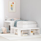Bedside Cabinet With Desk Solid Wood Pine