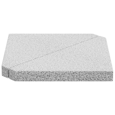 Umbrella Weight Plates 2 Pcs Granite Triangular 14 Kg