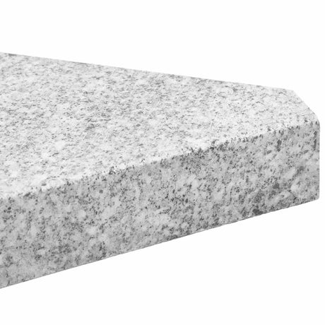 Umbrella Weight Plates 2 Pcs Granite Triangular 14 Kg