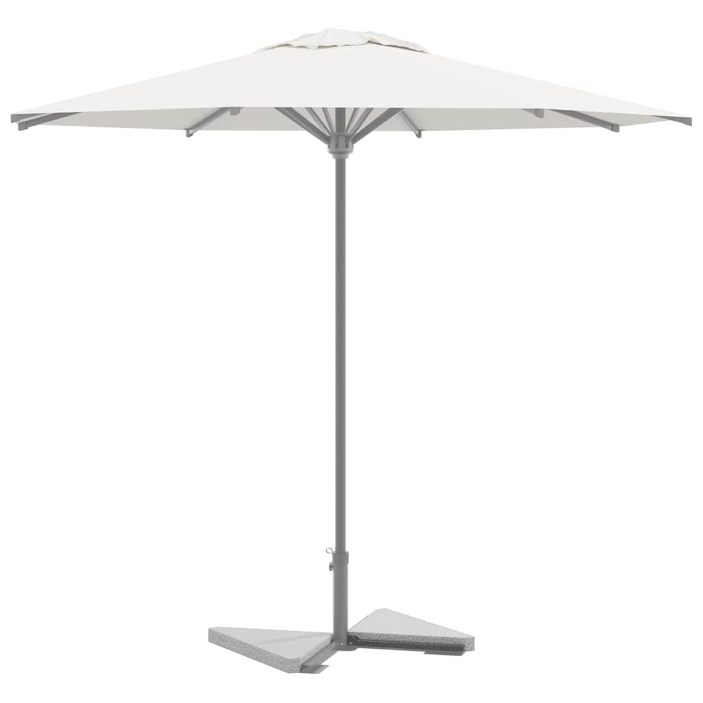 Umbrella Weight Plates 2 Pcs Granite Triangular 14 Kg