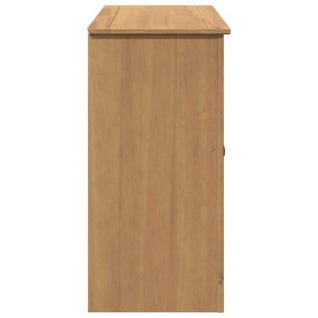 Sideboard With Drawers Panama 112X40X80 Cm Solid Wood Pine