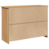 Sideboard With Drawers Panama 112X40X80 Cm Solid Wood Pine