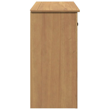 Sideboard With Drawer Panama 93X40X80 Cm Solid Wood Pine