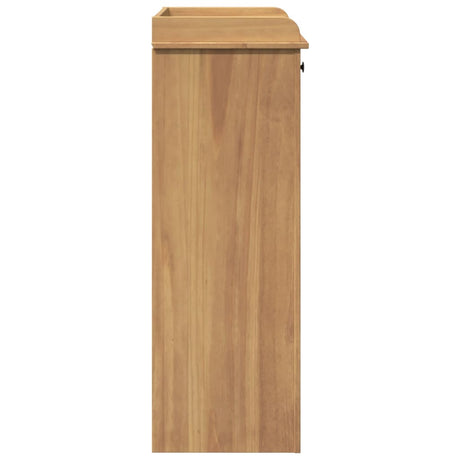 Wine Cabinet Panama 57X40X111.5 Cm Solid Wood Pine