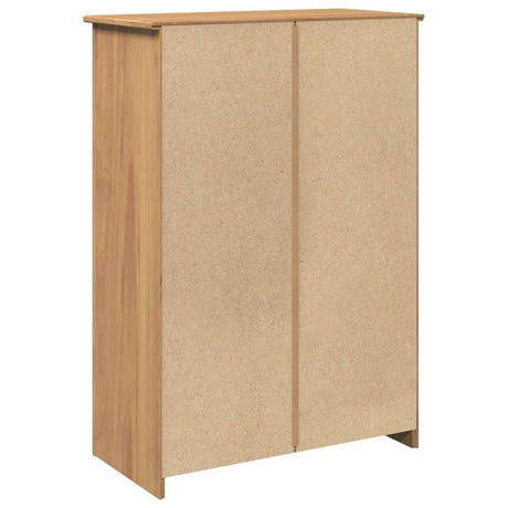 Shoe Cabinet Panama 80X40X114 Cm Solid Wood Pine