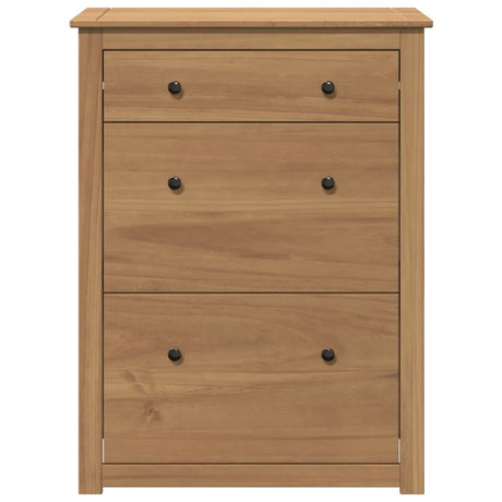 Shoe Cabinet Panama 80X35X105 Cm Solid Wood Pine