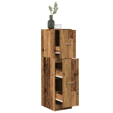 Apothecary Cabinet Engineered Wood