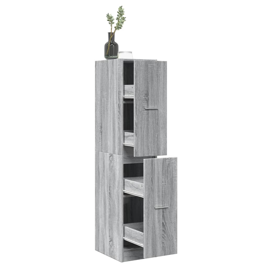 Apothecary Cabinet Engineered Wood