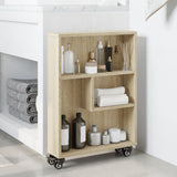 Narrow Storage Trolley 48X13X68 Cm Engineered Wood
