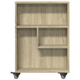 Narrow Storage Trolley 48X13X68 Cm Engineered Wood