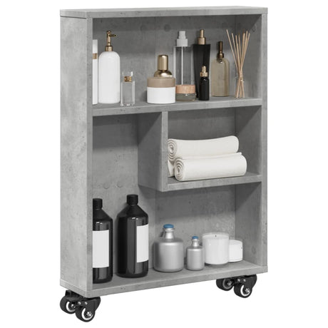 Narrow Storage Trolley 48X13X68 Cm Engineered Wood