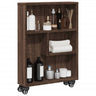 Narrow Storage Trolley 48X13X68 Cm Engineered Wood