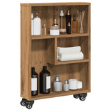 Narrow Storage Trolley 48X13X68 Cm Engineered Wood