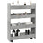 Narrow Storage Trolley 4 Tier Engineered Wood