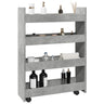 Narrow Storage Trolley 4 Tier Engineered Wood