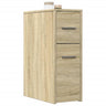 Narrow Bathroom Cupboard With Wheels Engineered Wood