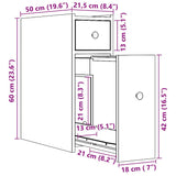 Narrow Bathroom Cupboard With Wheels Engineered Wood