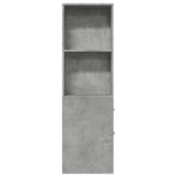 Narrow Bathroom Cupboard With Wheels Engineered Wood