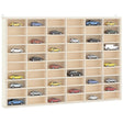 Wooden Collector's Display Case With 80 Compartments 80X4.5X40.5Cm