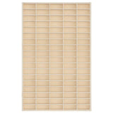 Wooden Collector's Display Case With 90 Compartments 50.5X4.5X79Cm