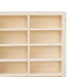 Wooden Collector's Display Case With 90 Compartments 50.5X4.5X79Cm