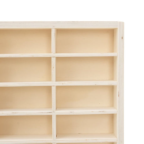 Wooden Collector's Display Case With 90 Compartments 50.5X4.5X79Cm