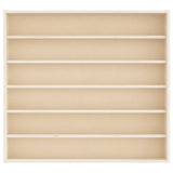 Wooden Collector's Display Case With 6 Shelves 60X8.5X55Cm